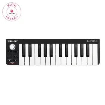 Easykey 25 Tuş Midi Klavye - KUTU HASARLI - Worlde