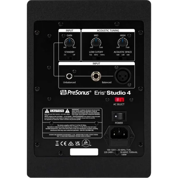 Eris Studio 4 - 4.5'' Aktif Stüdyo Monitör (TEK) - 3
