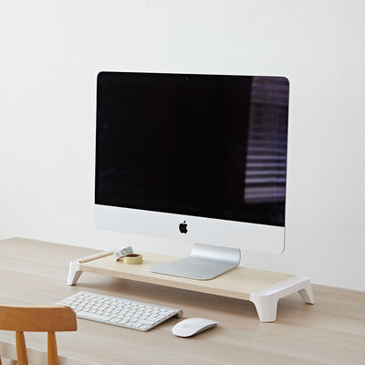 Eyes 5 - Apple, iMac, PC için Ahşap Monitör Standı