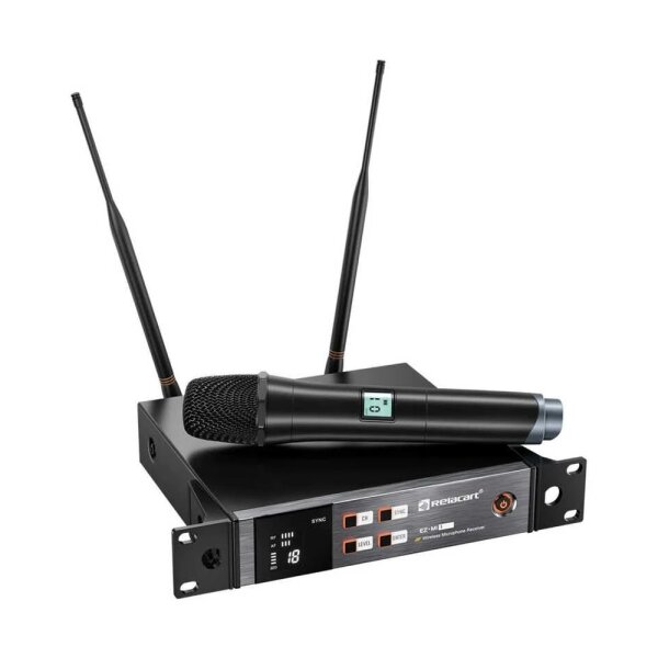 EZ.Mi1 Handheld Mic | Single-Channel True Diversity Wireless Microphone System - Relacart