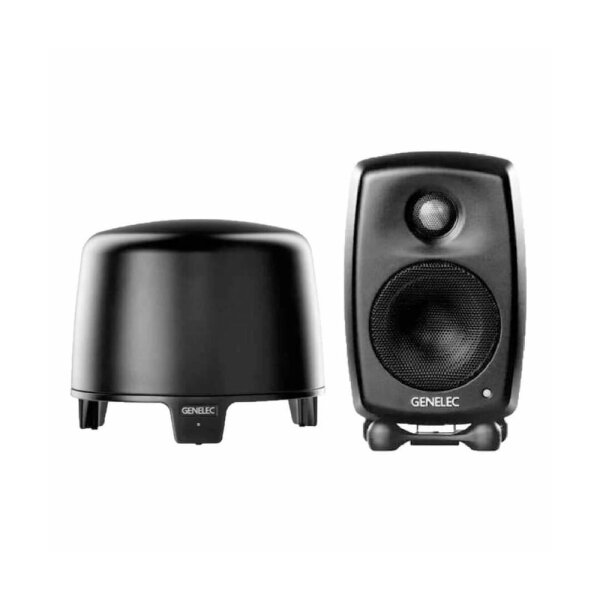 F TWO Aktif Subwoofer & G FIVE Aktif (Çift) Hoparlör Paketi (Siyah) - Genelec