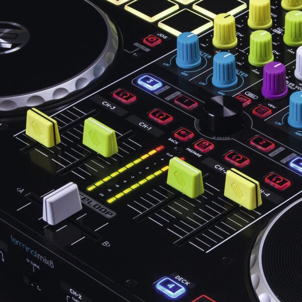 Fader Cap Set Blue (Set of 5) - 4