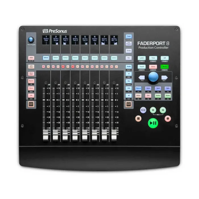 FaderPort 8 DAW`lar için 8 motorize fader`li transport remote - 1