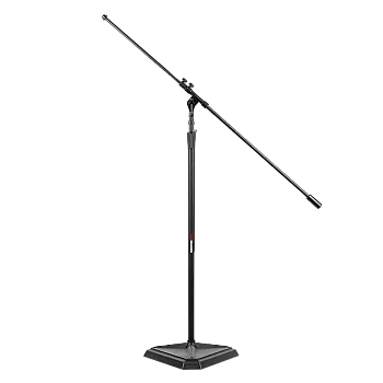 Teleskopik Boom Kollu Stüdyo Mikrofon Standı | Altıgen Tabanlı | GFW-SMB-100-HEX - 2
