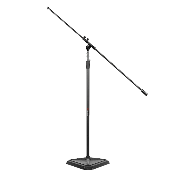 Teleskopik Boom Kollu Stüdyo Mikrofon Standı | Altıgen Tabanlı | GFW-SMB-100-HEX - 2