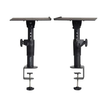 Frameworks Clamp-On Çiftli Masaüstü Hoparlör Standı | GFWSPKSTMNDSKCMP - Gator Frameworks