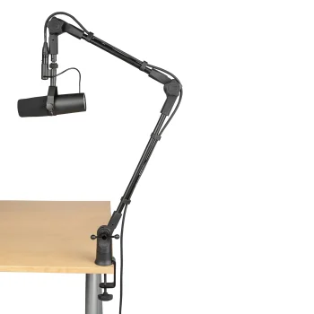 Frameworks Slim Profile Desktop Mic Stand Boom Arm | GFWMICBCBM0500 - Gator Frameworks
