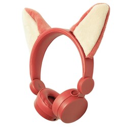 Franky Fox Animaticks Turuncu Çıkarılabilir Aksesuarlı Kulak Üstü Çocuk Kulaklığı - 2