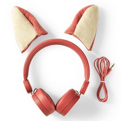Franky Fox Animaticks Turuncu Çıkarılabilir Aksesuarlı Kulak Üstü Çocuk Kulaklığı - 3