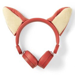 Franky Fox Animaticks Turuncu Çıkarılabilir Aksesuarlı Kulak Üstü Çocuk Kulaklığı - 1