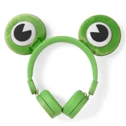 Freddy Frog Animaticks Yeşil Çıkarılabilir Aksesuarlı Kulak Üstü Çocuk Kulaklığı - Nedis