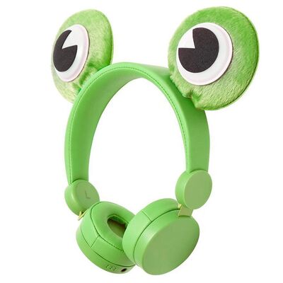 Freddy Frog Animaticks Yeşil Çıkarılabilir Aksesuarlı Kulak Üstü Çocuk Kulaklığı - 2
