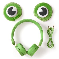 Freddy Frog Animaticks Yeşil Çıkarılabilir Aksesuarlı Kulak Üstü Çocuk Kulaklığı - 3