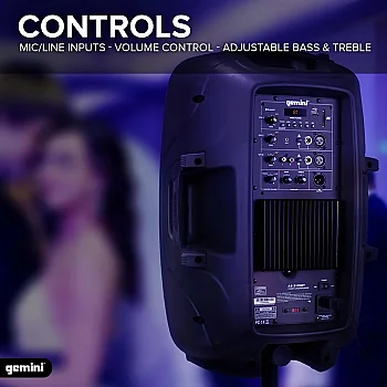 AS-2115BT | Aktif 15 İnç Bluetooth Hoparlör - 5