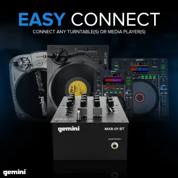 MXR-01BT 2-Kanal Bluetooth Destekli DJ Mikser - 3