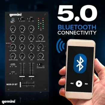 MXR-01BT 2-Kanal Bluetooth Destekli DJ Mikser - 5
