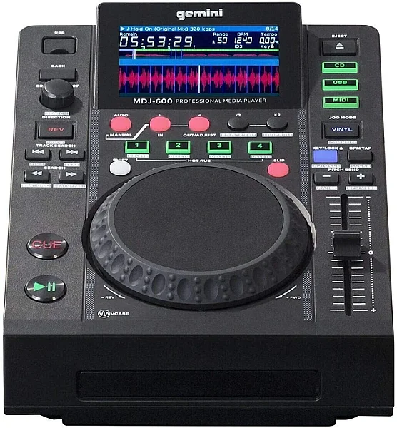 MDJ-600 Profesyonel CD ve USB DJ Media Player - 1