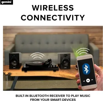 TT-900 Bluetooth Stereo Turntable Paket (Beyaz) - 5