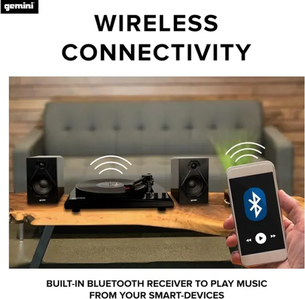 TT-900 Bluetooth Stereo Turntable Paket (Beyaz) - 5