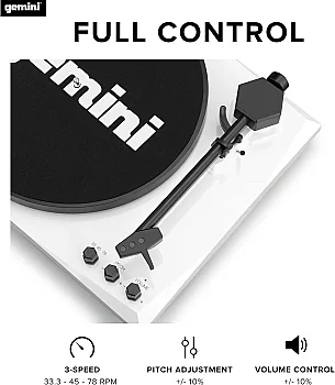 TT-900 Bluetooth Stereo Turntable Paket (Beyaz) - 2