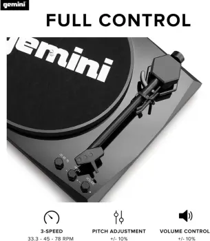 TT-900 Bluetooth Stereo Turntable Paket (Siyah) - 2