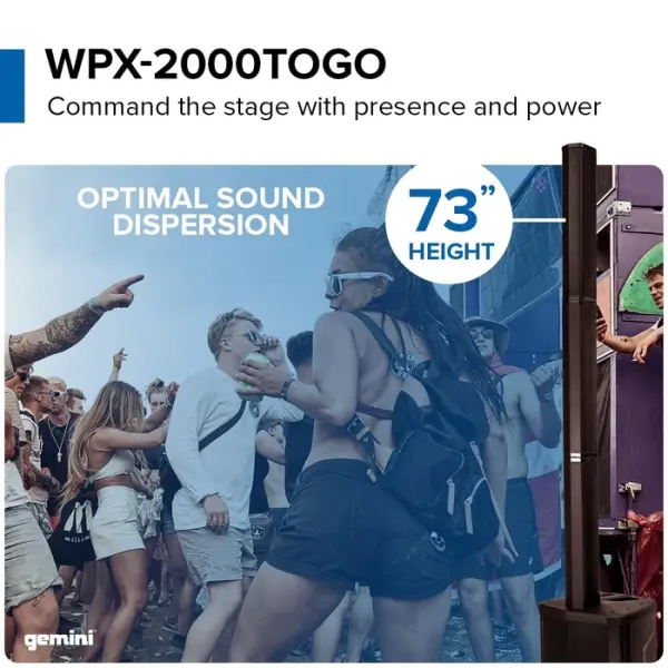WPX-2000TOGO Modüler Taşınabilir PA Hoparlör - 4