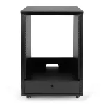 Frameworks Elite Angled Studio Rack – 12U BLK | GFW-ELITESTUDIORK12-BLK - 2