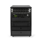 Frameworks Elite Angled Studio Rack – 12U BLK | GFW-ELITESTUDIORK12-BLK - 1