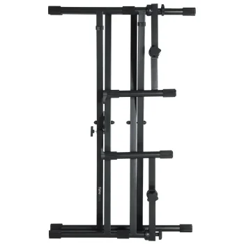 Black Çift Katlı X Tarzı Klavye Standı | GFW-KEY-5100X - 2