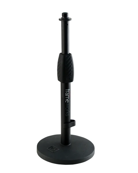 Desktop Mic Stand with Round Base and Twist Clutch | GFW-MIC-0601 - 1