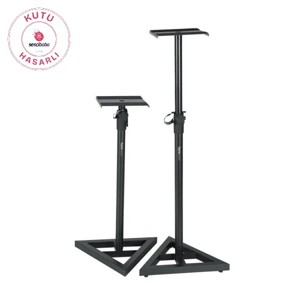Çiftli Ayarlanabilir Stüdyo & DJ Monitör Standı GFW-SPK-SM50 - KUTU HASARLI - 1