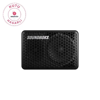 GO | Taşınabilir Bluetooth Hoparlör - Siyah - Garaj Ürünü - SOUNDBOKS