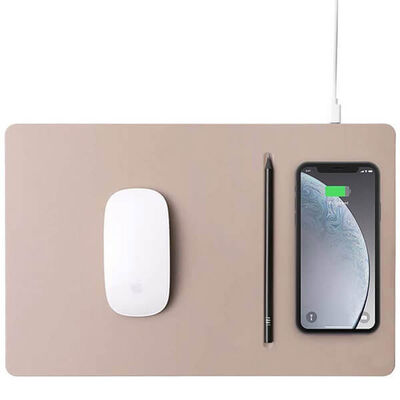 HANDS 3 PRO LATTE CREAM Wireless Şarjlı Mouse Pad - FAST CHARGING 
