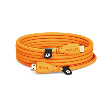 Premium HDMI Kablo 3 mt - Turuncu - Rode