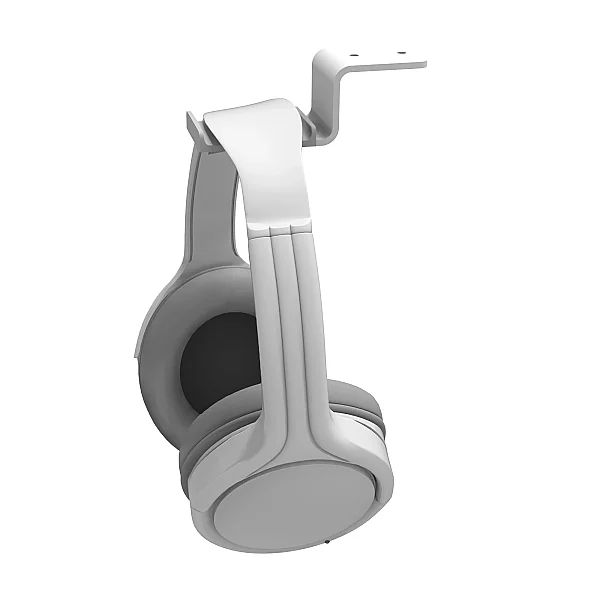 HHW Universal Masa Altı Kulaklık Askısı - Beyaz - 3