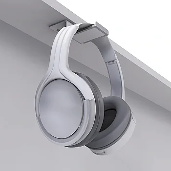 HHW Universal Masa Altı Kulaklık Askısı - Beyaz - 4