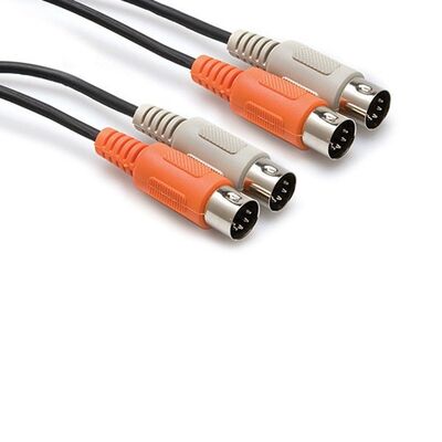Hosa Dual MIDI Cable 2M -MID-202 - 1