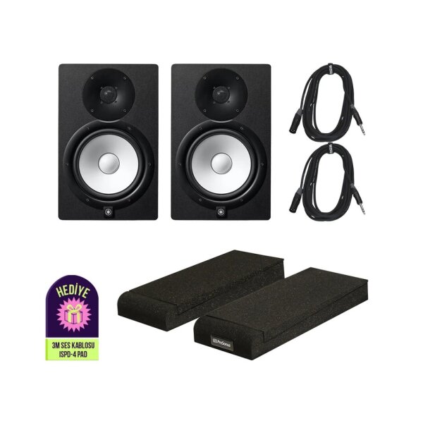 HS7 Siyah Referans Monitör Paketi - Yamaha