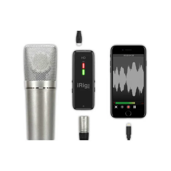 iRig Pre HD / 48v Phantom Destekli Mobil Ses Kartı - 6