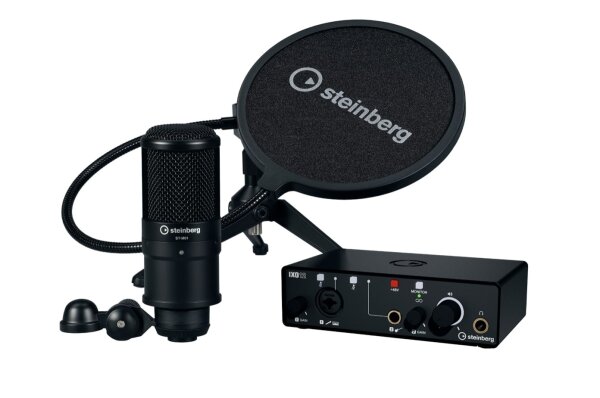 IXO12 Recording Pack - Mobil Uyumlu Kayıt Paketi (Siyah) - Steinberg