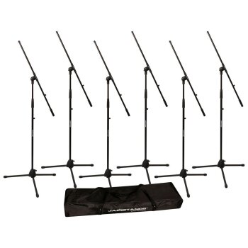 JS-MCFB6PK Six Tripod Mic Stands - Ultimate Support