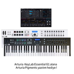 Keylab 61 Essential ( BEYAZ ) - 61 Tuşlu Keyboard - Arturia