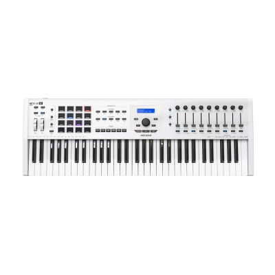Keylab 61 MKII - Beyaz - Yeni Nesil Gelişmiş 61 tuş keyboard-controller + Soft Synth