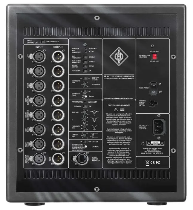 KH 810 G / Bass Management 7.1 Subwoofer - 4