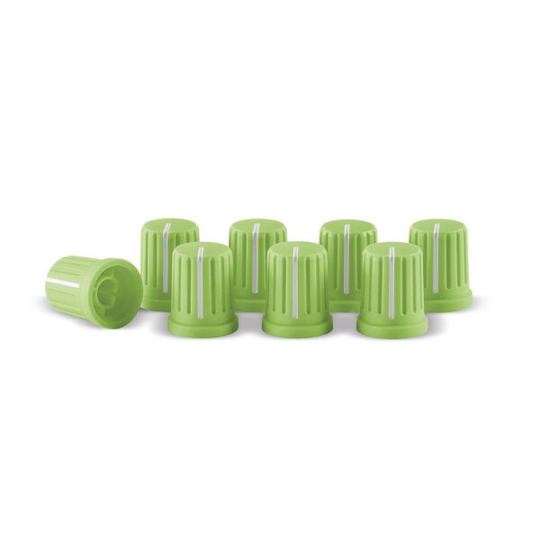 Knob Cap Set Green (Set of 8) - 1