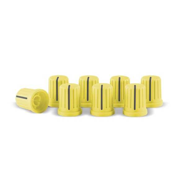Knob Cap Set Yellow (Set of 8) - 1