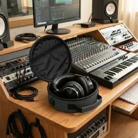 Kulaküstü Kulaklık Taşıma Çantası - Gri - 2