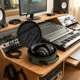 Kulaküstü Kulaklık Taşıma Çantası - Yeşil - 5