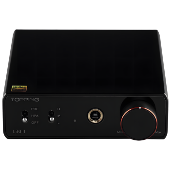 L30 II NFCA Headphone Amplifier Preamplifier | Black - Topping Audio