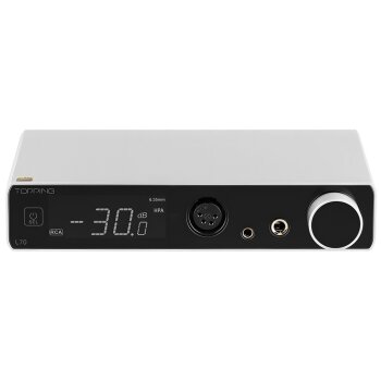 L70 Balanced NFCA Headphone Amplifier / Preamplifier | Silver - Topping Audio